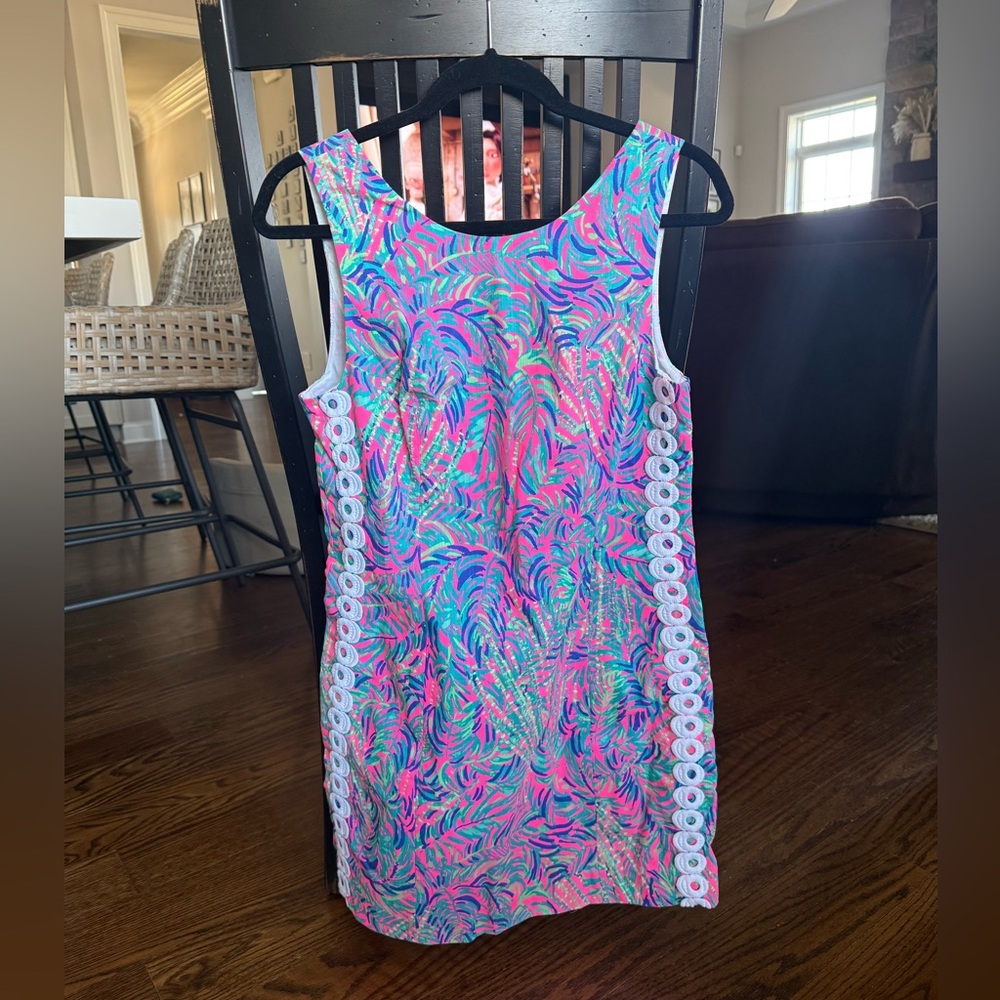 Lilly Pulitzer Pink and Green Patterned Dress